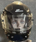 Zamp RZ-58 Black Full Face Helmet , Size Xl W/hans Post Collar Anchors Clean. Fixed Price $219.95.