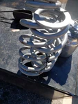 QA1 10HTSF400 Coil Spring, Silver Powdercoated, Inch, 400LB Rate D4. Fixed Price $70.00.