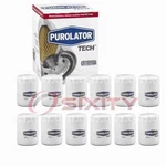 12 Pc Purolator Tech TL22500 Engine Oil Filters For XG10575-06 X2500 Ky. Fixed Price $41.69.