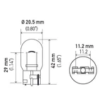 Hella Rear Turn Signal Light Bulb For Mazda 2 7440NA. Fixed Price $7.50.