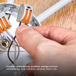 Fast Clip Splice Connector Kit 2 And 3 Lever-nut Terminals. Fixed Price $15.99.