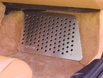 Rennline Black Perf Passenger Floorboard Fits Porsche 996/986/997/987 Cayman. Fixed Price $211.14.