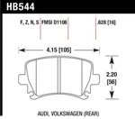 Hawk Performance HB544S.628 HT-10 Disc Brake Pad. Fixed Price $213.29.