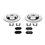 Powerstop Z23 Daily Driver Carbon-fiber Ceramic Brake Pad And Drilled & Slotted. Fixed Price $222.04.