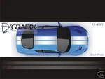 Universal Roush Style Dual 8" Rally Racing Kit Quality Dealer Stripes. Fixed Price $79.95.