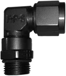 Fragola -6AN Female Nut X 3/4-16 (8) O-ring 90 Degree Swivel Black. Fixed Price $31.03.