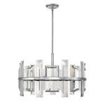 Fredrick Ramond Light Odette Chandelier, Polished Nickel - FR39215PNI. Fixed Price $2299.00.