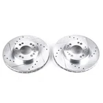 Powerstop Evolution Drilled Slotted Rotors Pair Front For Dodge Stealth. Fixed Price $154.97.