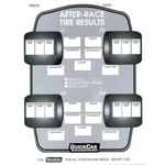 Quickcar 51-215 Tire Setup Chart After Race 50 Sheets In Pad. Fixed Price $26.97.