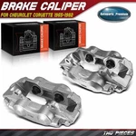 Pair Rear Brake Caliper With Aluminum Pistons For Chevrolet Corvette 1965-1982. Fixed Price $184.79.