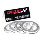 66.6MM Od To 57.1MM Id Silver Aluminum Hub Centric Rings. Fixed Price $26.28.