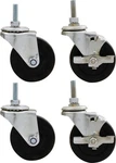 Allstar 10163 Wheel Kit 3IN Standard Duty Locking. Fixed Price $54.89.