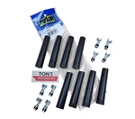 Taylor 46003 Pack 180 Spark Plug Boot/terminal Kit Black Degree Silicone. Fixed Price $20.70.