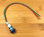 Bbt 12 Vdc Waterproof Blue Led Low-profile Indicator Light. Fixed Price $10.95.