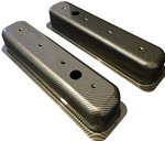 Small Block Chevy Valve Covers Mr Gasket 6870G Hydro Dipped Carbon Fiber. Fixed Price $390.95.