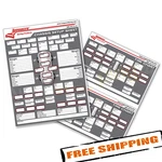 Longacre 52-22528 Chassis Setup Tire Charts. Fixed Price $29.84.