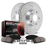 Power Stop K2389 Front Z23 Carbon Fiber Brake Pads With Drilled & Slotted Bra.... Fixed Price $266.77.