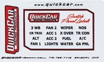 Quickcar Racing Products 50 003 Switch Panel Stickers. Fixed Price $24.28.