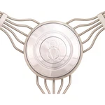 Lecarra 3465 Domed Horn Cover, Banjo Wheels, V-8 Logo, Polished. Fixed Price $91.95.