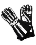 Rjs Safety Skeleton Driving Gloves - Sfi 3.3/1, Single Layer, Nomex, Medium. Fixed Price $133.96.