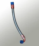Aeroquip AN12 Stainless Steel Braided Hose 12+" Aluminum Fittings Nascar Racecar. Fixed Price $24.99.