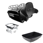 King Trunk Backrest Luggage Rack Mount Fit For Harley Touring 1997-2008. Fixed Price $289.80.