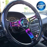 New Nrg Steering Wheel Wood Grain "galaxy" Sparkled + Hardware ST-015MC-BSB. Fixed Price $170.00.
