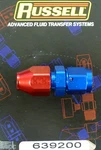 Russell 639200 #6 6AN -6 Female To 3/8" Tube Hard Line Fitting Metal Red Blue. Fixed Price $19.04.