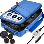 Serenelife 12 Hot Stone Massage Kit - Portable Heated Rock Therapy System (blue). Fixed Price $107.79.