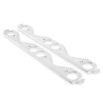 Mr. Gasket 7402G Chevy Small Block Aluminum Header Round Port. Fixed Price $24.95.