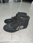 G-force Racing Gear Mid-top Crew Shoes Black, Size 7. Fixed Price $30.00.
