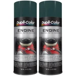 Duplicolor DE1644 (2-PACK), Engine Enamel Paint, Racing Hunter Green, 12 Oz Can. Fixed Price $29.47.