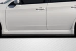 For 2008-2010 Impreza Wrx Carbon Creations Ghost Side Skirt Rocker Panel Splitte. Fixed Price $247.00.
