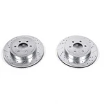Disc Brake Rotor Set-front Drilled, Slotted And Zinc Plated Pair. Fixed Price $280.99.