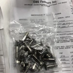 (26) Cbs Fasteners Aircraft Bolt NAS1580C5T11 Flat Stainless W/cert. Fixed Price $279.77.