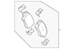 Genuine Hyundai Brake Pads 58302-I3A00. Fixed Price $114.56.