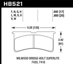 Hawk HT-10 Disc Brake Pad P/n HB521S.800. Fixed Price $211.49.