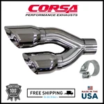 Corsa Pro Series Side Swept Twin 4" Tip Kit Fits 14-18 Silverado Sierra 1500 5.3. Fixed Price $341.99.