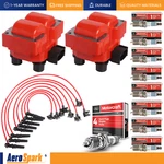 2PC Ignition Coil & Wireset 8PC Motorcraft Spark Plug Ford Mustang F-150. Fixed Price $115.69.