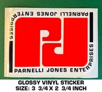 Parnelli Jones Enterprises - Glossy Vinyl Sticker Decal Vintage Racing Scca. Fixed Price $7.95.