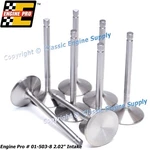 Engine Pro Sb Chevy Stainless Steel Intake Valve Set 2.02" X 4.910". Fixed Price $76.88.