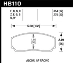Hawk Performance HB110U.775 DTC-70 Disc Brake Pad. Fixed Price $309.59.
