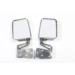 Rugged Ridge 11018.01 Chrome Dual Focus Door Mirror Kit For Jeep Wrangler Yj/tj. Fixed Price $144.99.