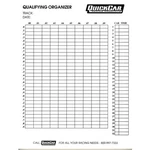Quickcar Racing Products Qualifying Organizer Sheets (50PK)- 51-236. Fixed Price $11.79.
