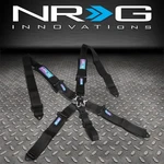 Nrg Innovations SBH-B6PCBK 5-POINT 3"WIDTH Seat Belt Harness W/cam Lock Buckle. Fixed Price $140.00.