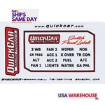 Quickcar 50-003, One Switch Stickers Large Ignition Performance Par. Fixed Price $22.71.