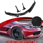 For 14 19 Corvette C7 Z06 Stage 3 Carbon Black Front Lip Splitter& Side Winglets. Fixed Price $199.00.