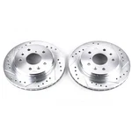 JBR383XPR Powerstop 2-WHEEL Set Brake Discs Rear For Mazda RX-7 1986-1991. Fixed Price $97.10.