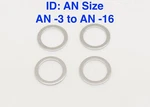 AUTOBAHN88 Alloy Flat Washer Seal Ring 4PCS Multi Dash Size AN3 AN16. Fixed Price $7.19.