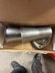 Hedman 21104 3.5 Inlet 2.5 Outlet 3-BOLT Flange Hedder Reducers Set Of New. Fixed Price $30.00.